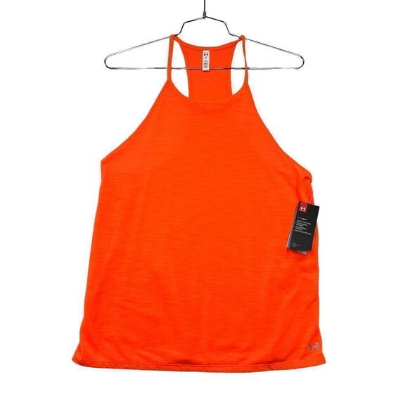 New Under Armour Women's Threadbone High Neck Tank Top - Picture 1 of 14
